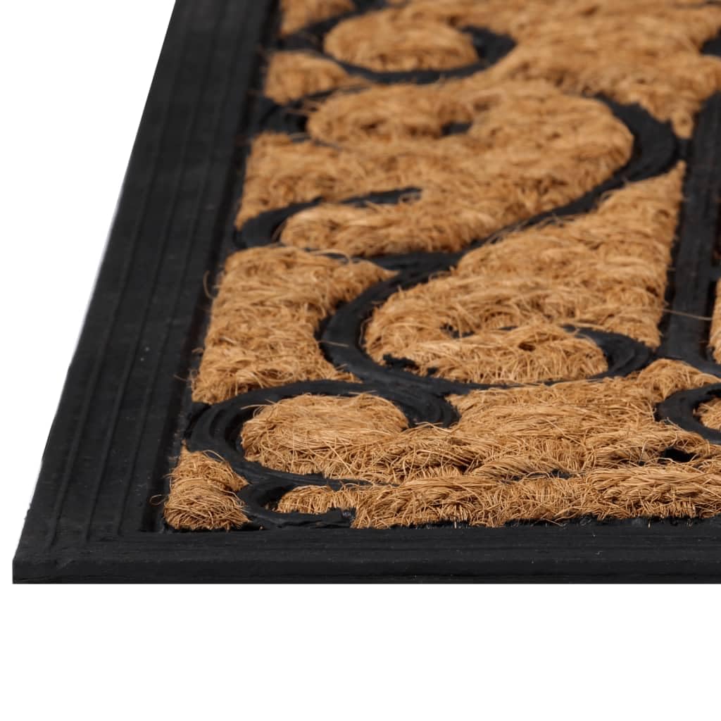 vidaXL Fußmatte 45x75 cm Gummi Kokosfaser Türmatte