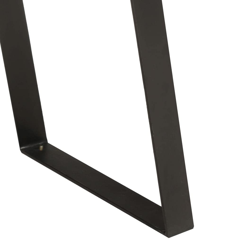 vidaXL Konsolentisch Akazie 100x35x76 cm 2 Schubladen Naturkante