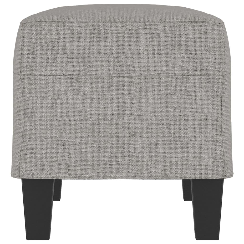 vidaXL Sitzbank Hellgrau 70x35x41 cm Polsterbank Stoff