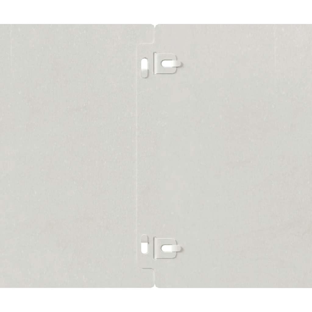 vidaXL Heim & Garten Raseneinfassung 20x103 cm Silber 10 Stk.
