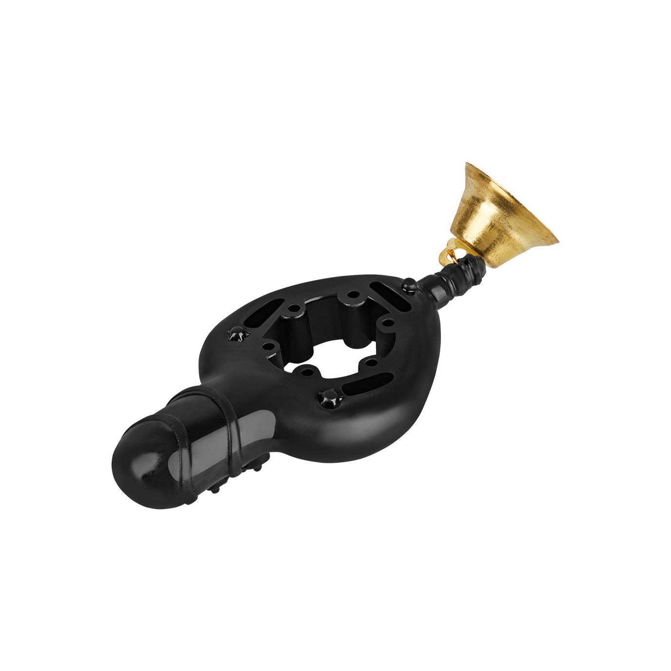 EIS Sextoys Penisring mit Glöckchen 2-5 cm schwarz genoppt