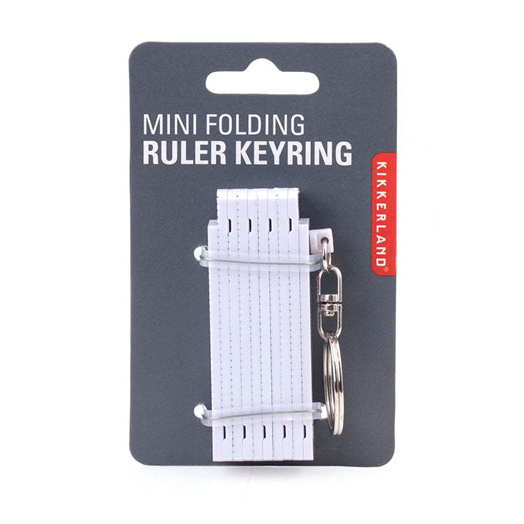 Kikkerland Home Mini Klapplineal Schlüsselanhänger 50cm