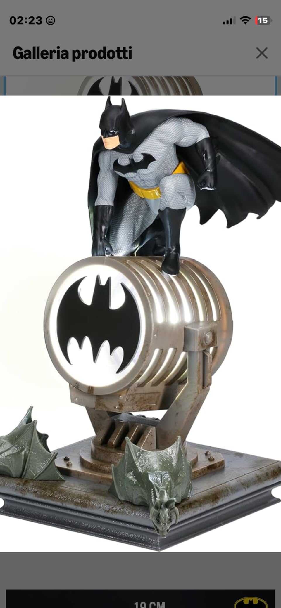 Paladone Batman Figurenlicht 27 cm LED Lampe USB