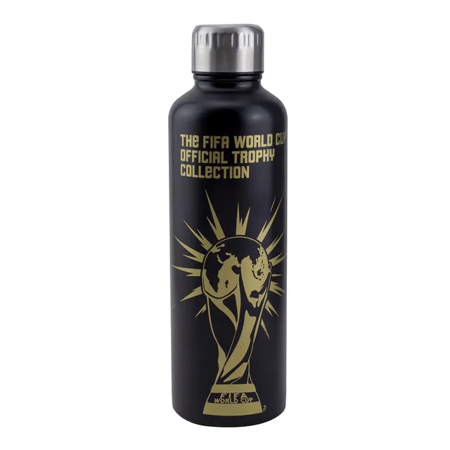 Paladone FIFA Trinkflasche Edelstahl 500 ml Trophy Metallflasche
