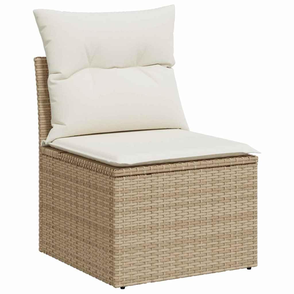 vidaXL Heim & Garten Gartensofa-Set 8-tlg Beige 178cm modular