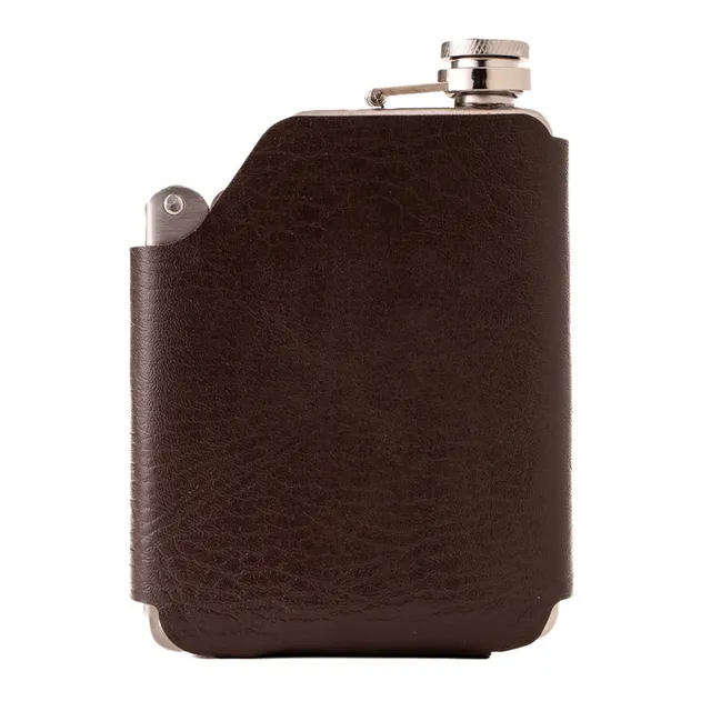 Kikkerland Kitchen Handy Flask Flachmann Edelstahl Set