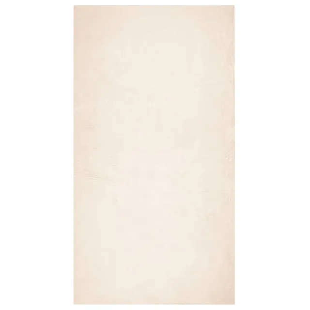 vidaXL Teppich HUARTE Beige 60x110cm Kurzflor Waschbar