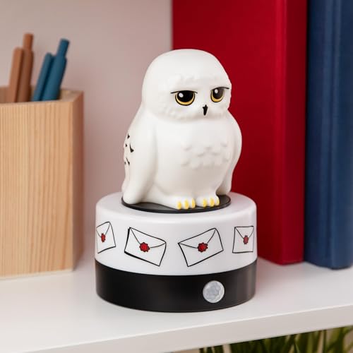 Paladone Hedwig Raumwächter Nachtlicht mit Bewegungsmelder 13 cm