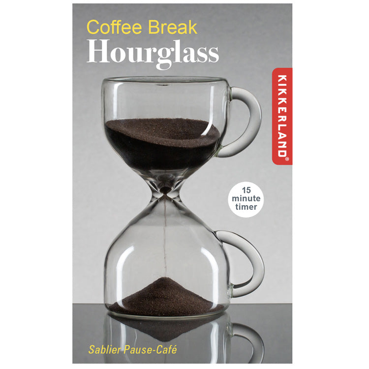 Kikkerland Kitchen Coffee Break Sanduhr 15 Minuten