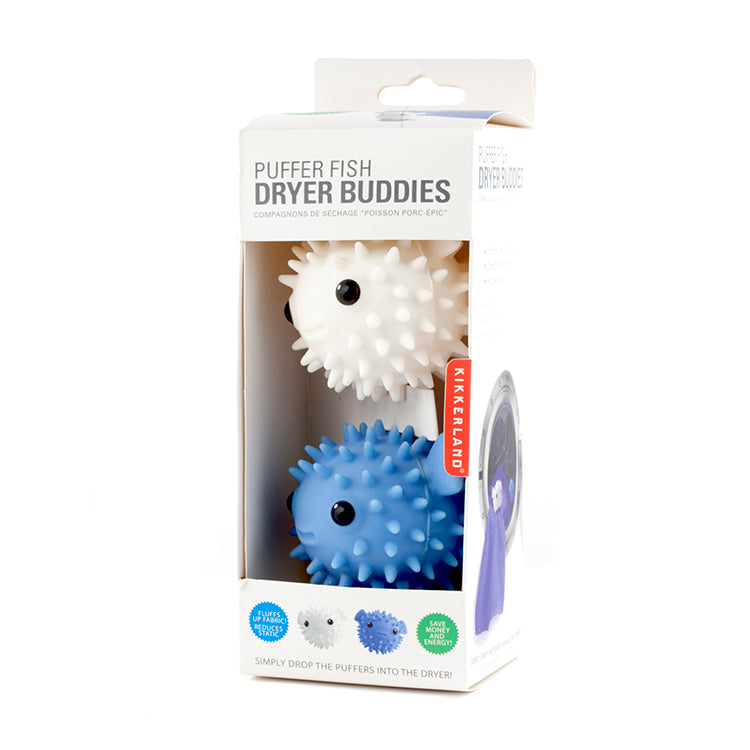 Kikkerland Home Puffer Fish Dryer Buddies Trocknerbälle 2er Set