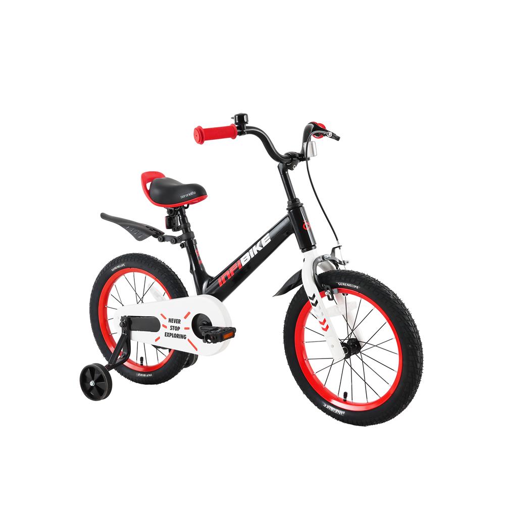Serenelife Bicycle 16" Kinderfahrrad 16 Zoll mit Stützrädern