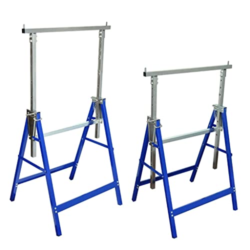 vidaXL Gerüstböcke 2 Stk. verstellbar 81-130 cm klappbar