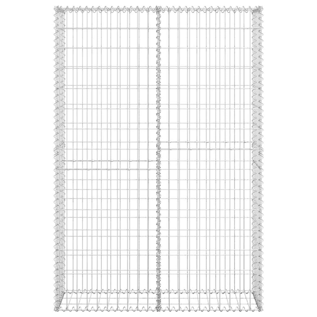 vidaXL Steinkorb Gabione Deckel Stahl 150x100x30 cm