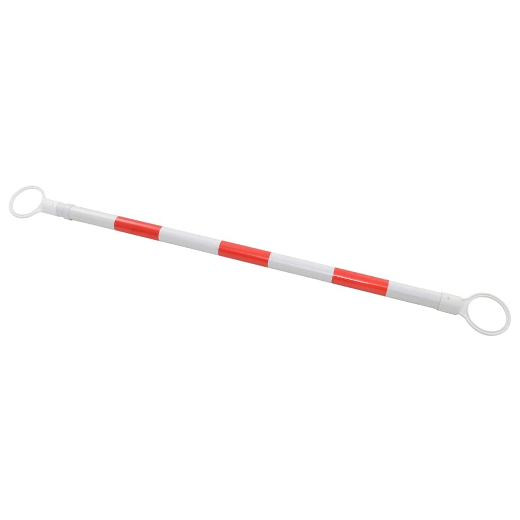 vidaXL Teleskopstange 130-215cm Absperrstange 2er Set ausziehbar