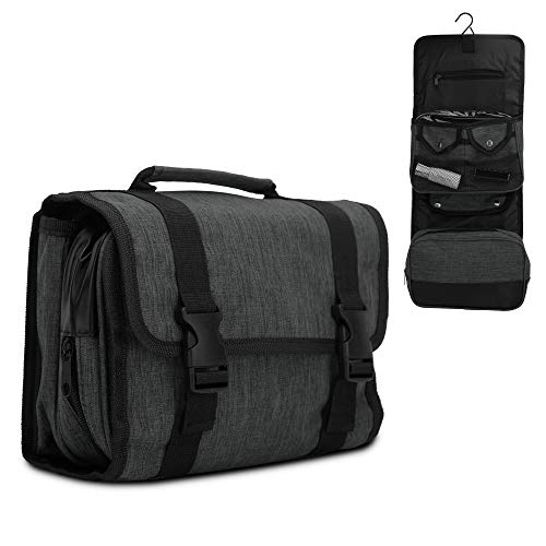Intirilife Reisetasche Weekender Schwarz Handgepäck Faltbar 25x58 cm