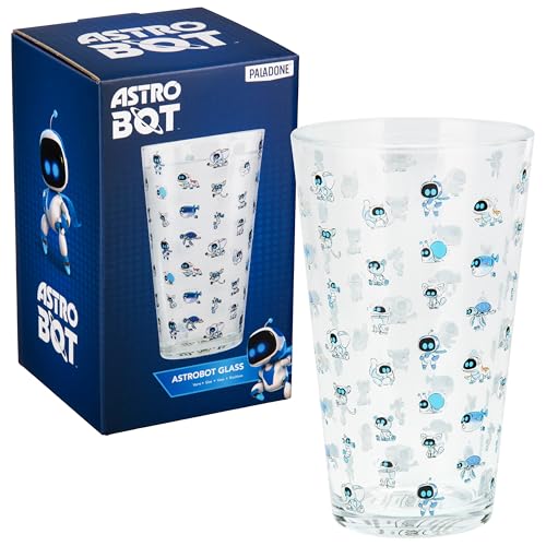 Paladone Astrobot Trinkglas 400 ml Glas mit Tier-Motiv