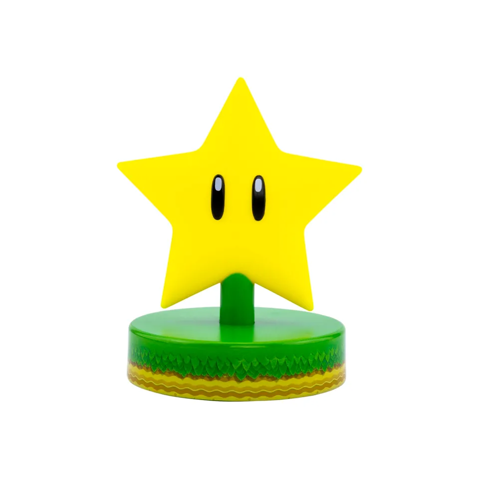 Paladone Mario Super Star Icon Light Gelb Nachtlicht