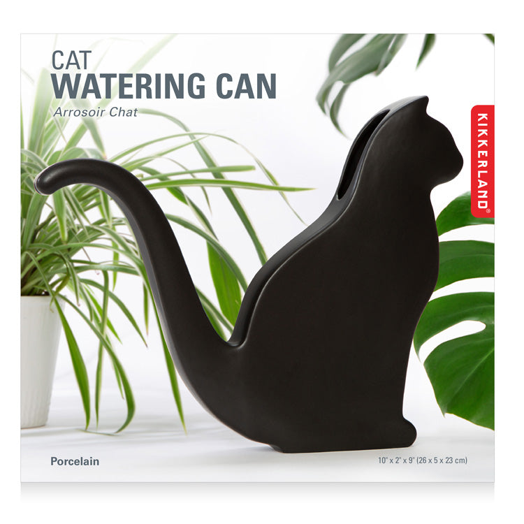 Kikkerland Cat Watering Can Gießkanne Keramik Katze
