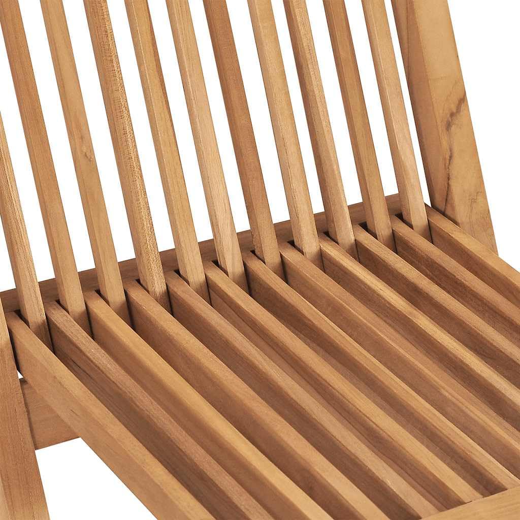 vidaXL 3-tlg. Garten-Essgruppe Teak Massivholz klappbar