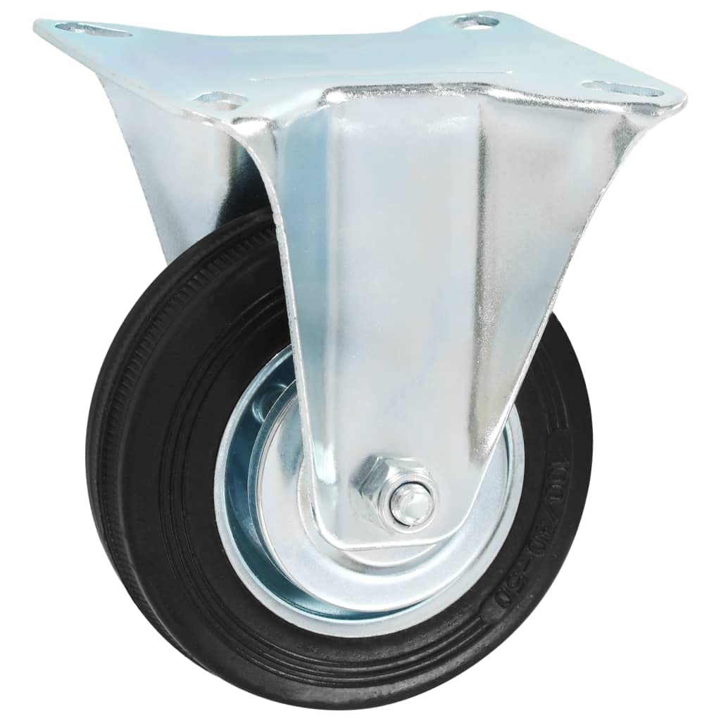 vidaXL Rollen 100 mm Möbelrollen 4 Stück mit Bremse 70 kg