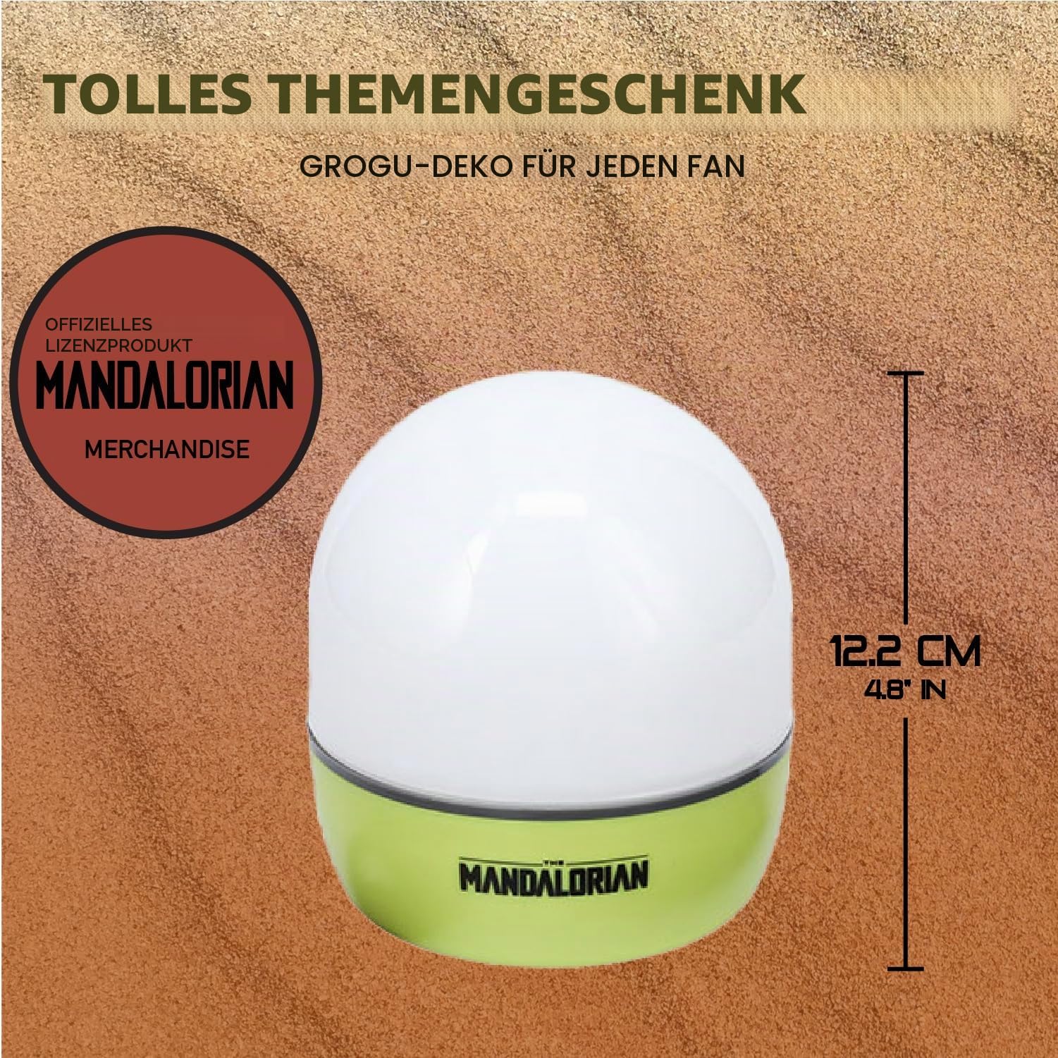 Paladone Mandalorian Projektionslicht Grogu 12,2 cm
