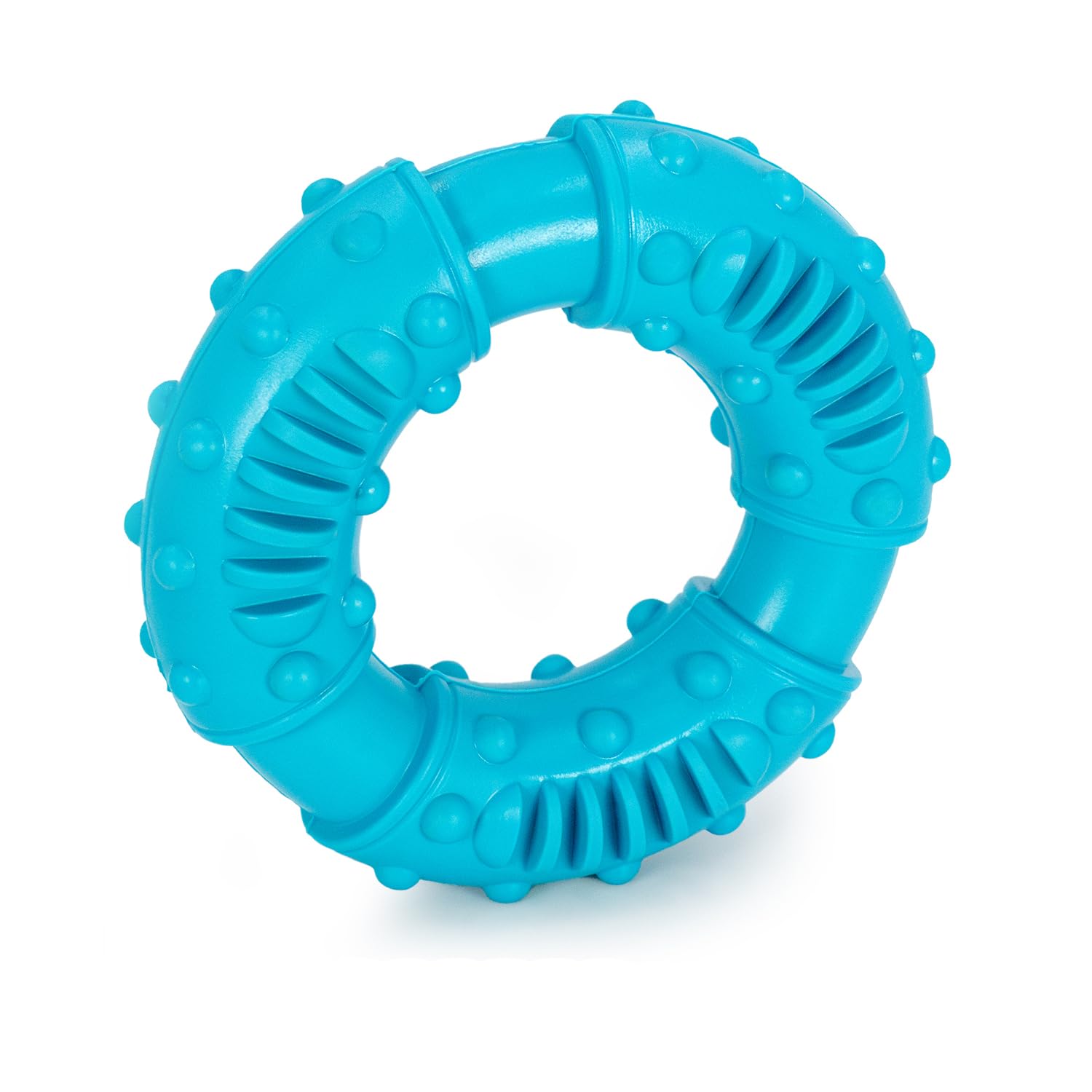 Intirilife Kauring Hundespielzeug Gummi Blau 12,5 cm bissfest