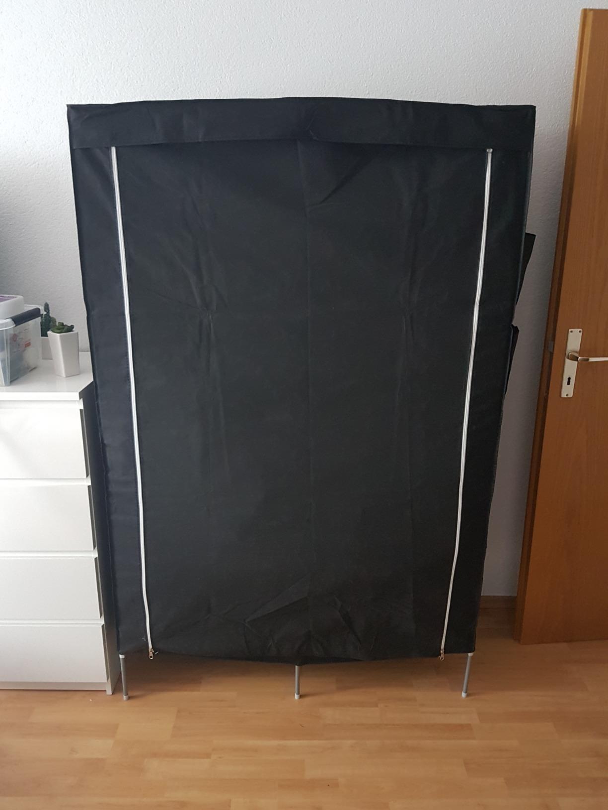 Intirilife Faltschrank 108x170x45 creme beige Reissverschluss