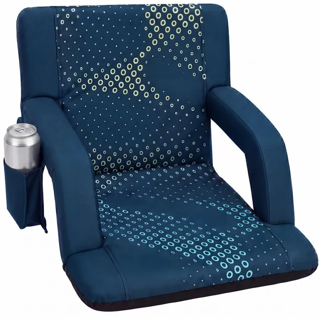 Serenelife SLSS21BL Stadionstuhl klappbar blau 21 Zoll