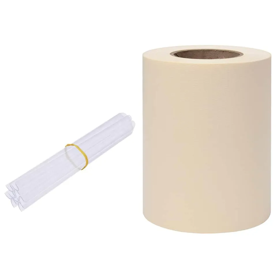 vidaXL Heim & Garten Sichtschutzstreifen 35x0,19m Creme PVC
