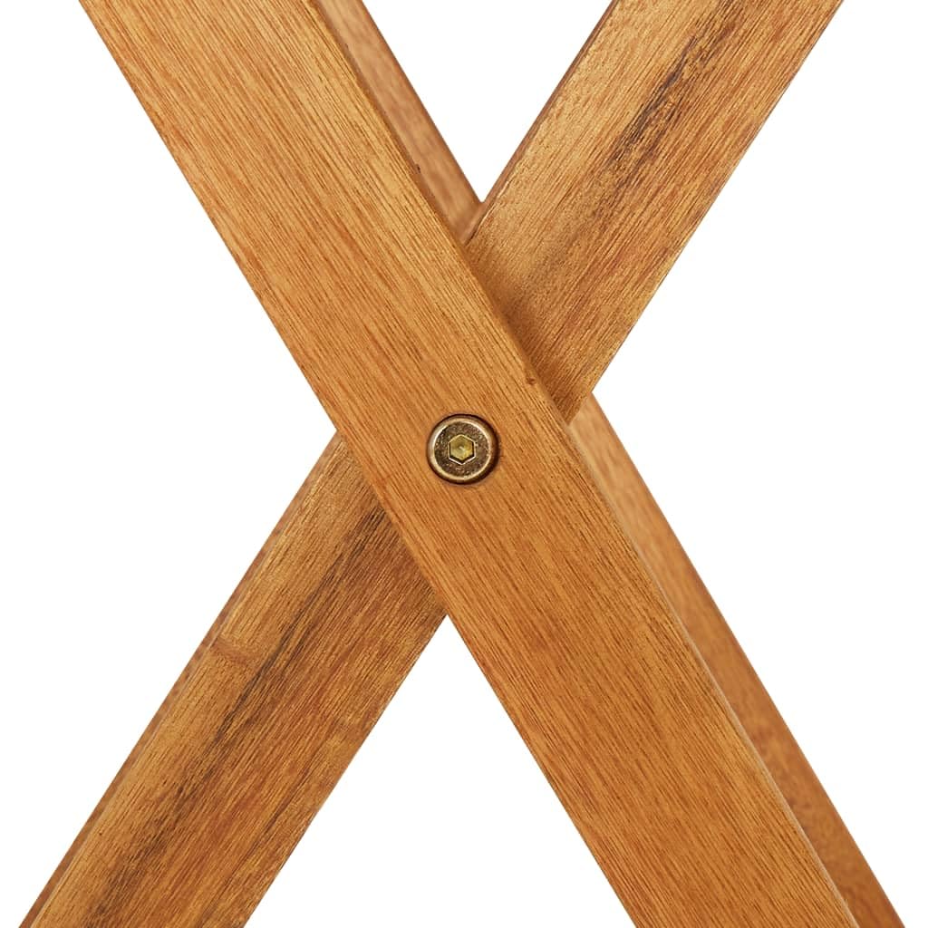vidaXL Garten-Essgruppe 3-tlg. 70cm Akazie Klappbar Holz Set