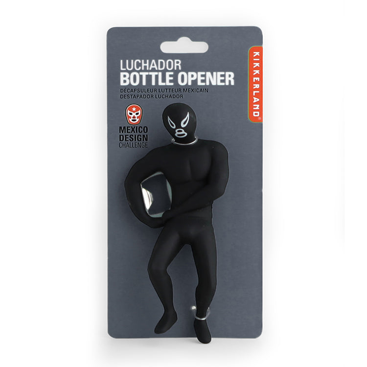 Kikkerland Kitchen Luchador Flaschenöffner Wrestler sortiert