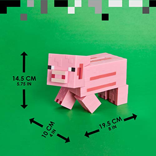 Paladone Homeware Minecraft Sparschwein Schwein rosa 19 cm