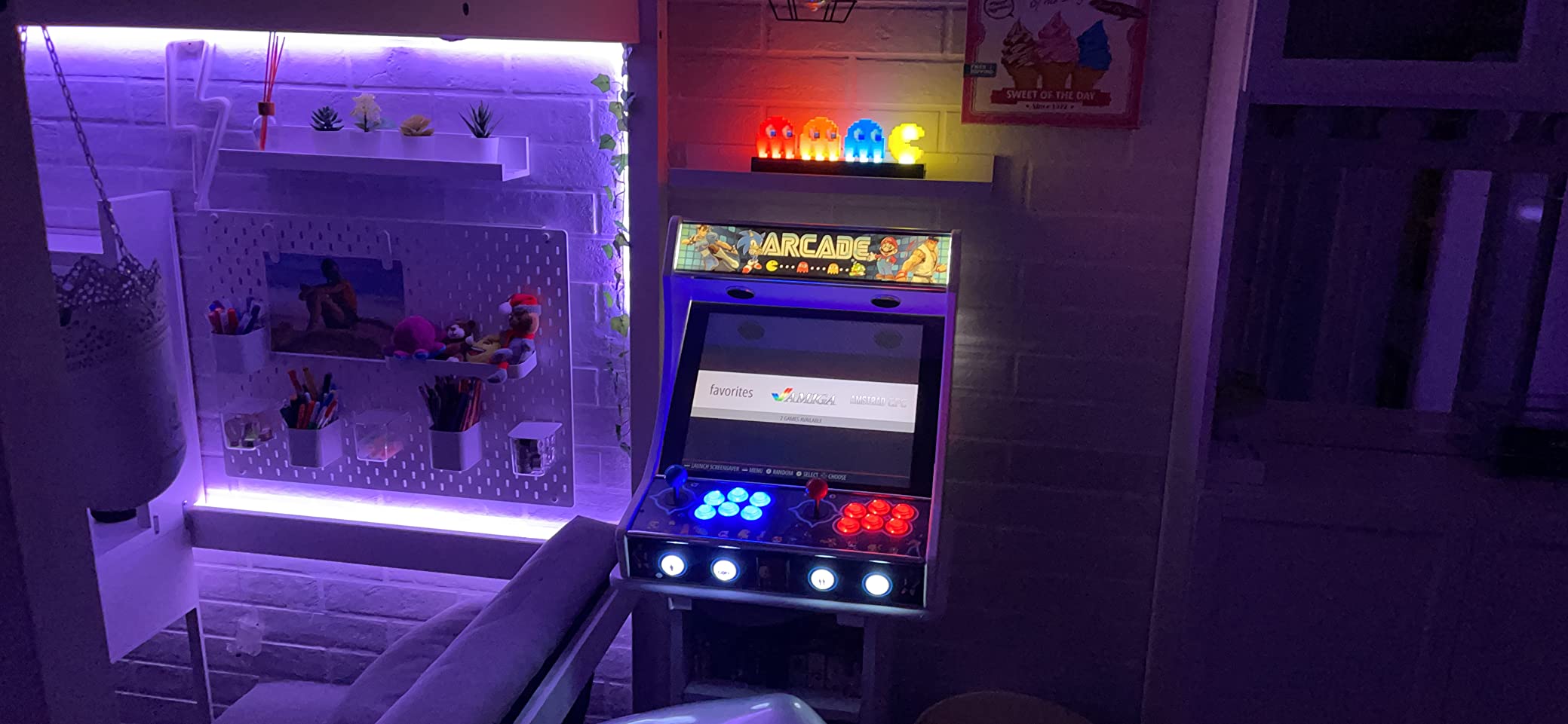 Paladone Pac Man Geister Schreibtischlicht LED 30 cm 3 Modi