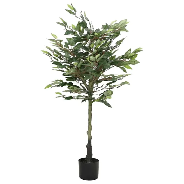 vidaXL Heim & Garten Ficusbaum künstlich 130 cm grün 480 Blätter