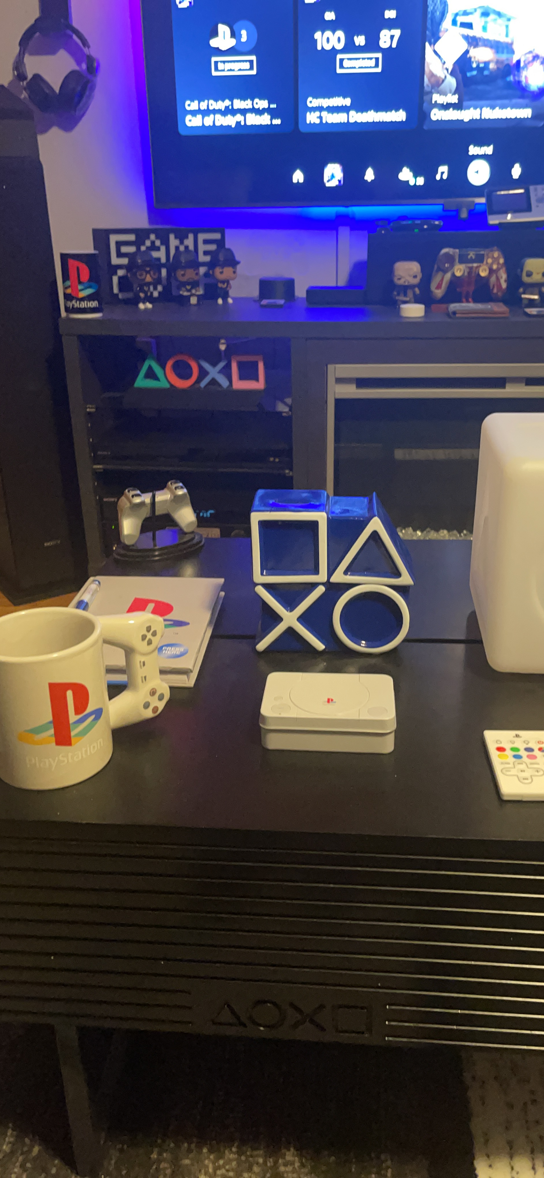 Paladone PlayStation Icons Spardose Keramik blau