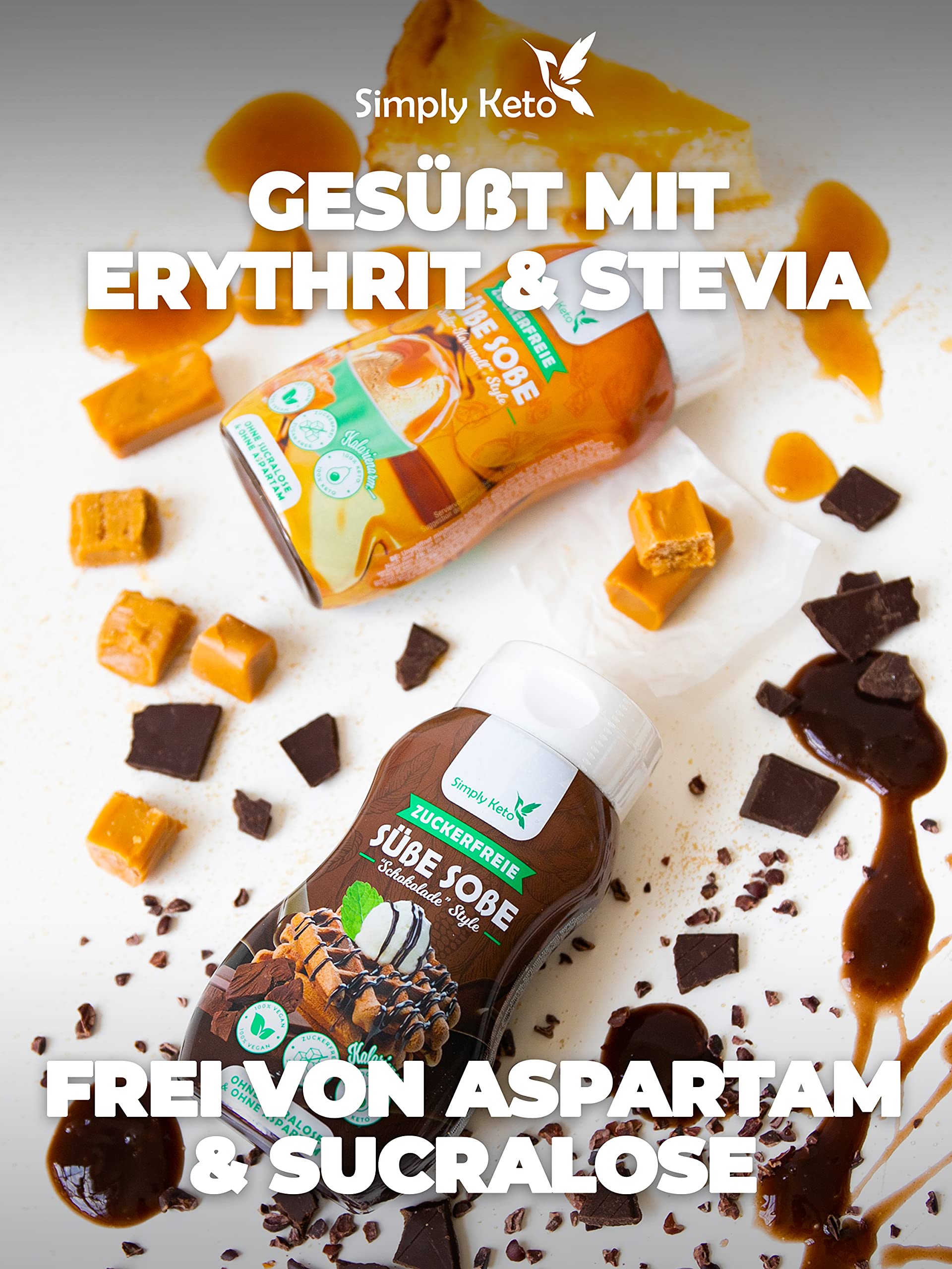 Simply Keto Dessert Sauce Schokolade zuckerfrei 350ml