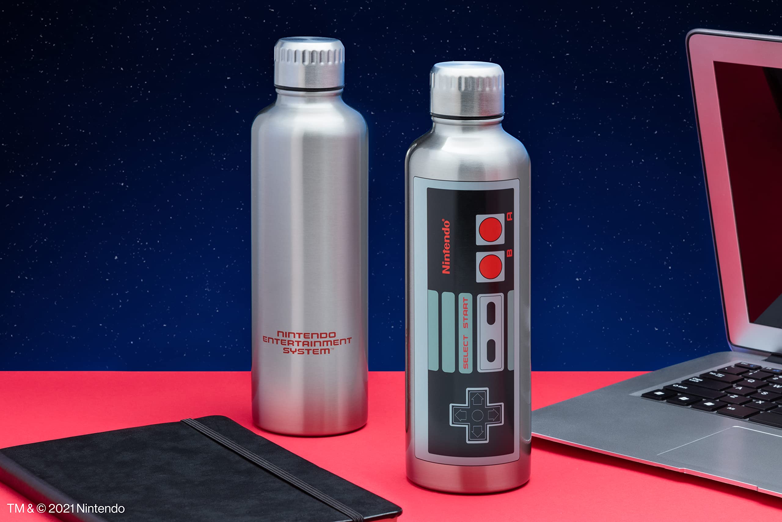Paladone Drinkware NES Trinkflasche Metall 500 ml