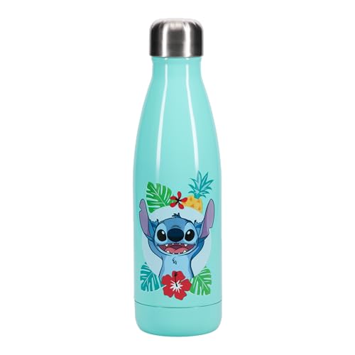 Paladone Stitch Trinkflasche Metall 460 ml Tropical