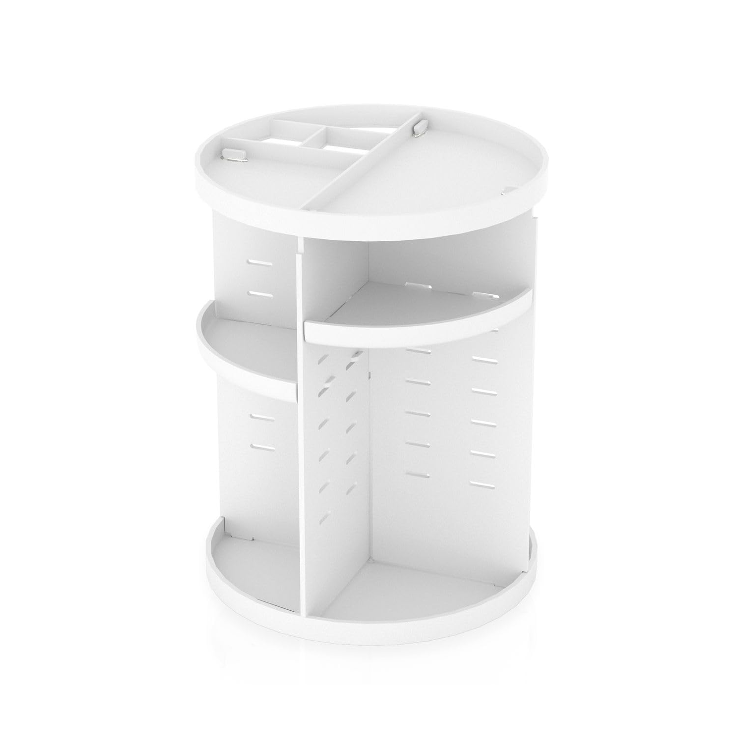 Intirilife Make-Up Organizer Weiß 360 Grad 30x23 cm