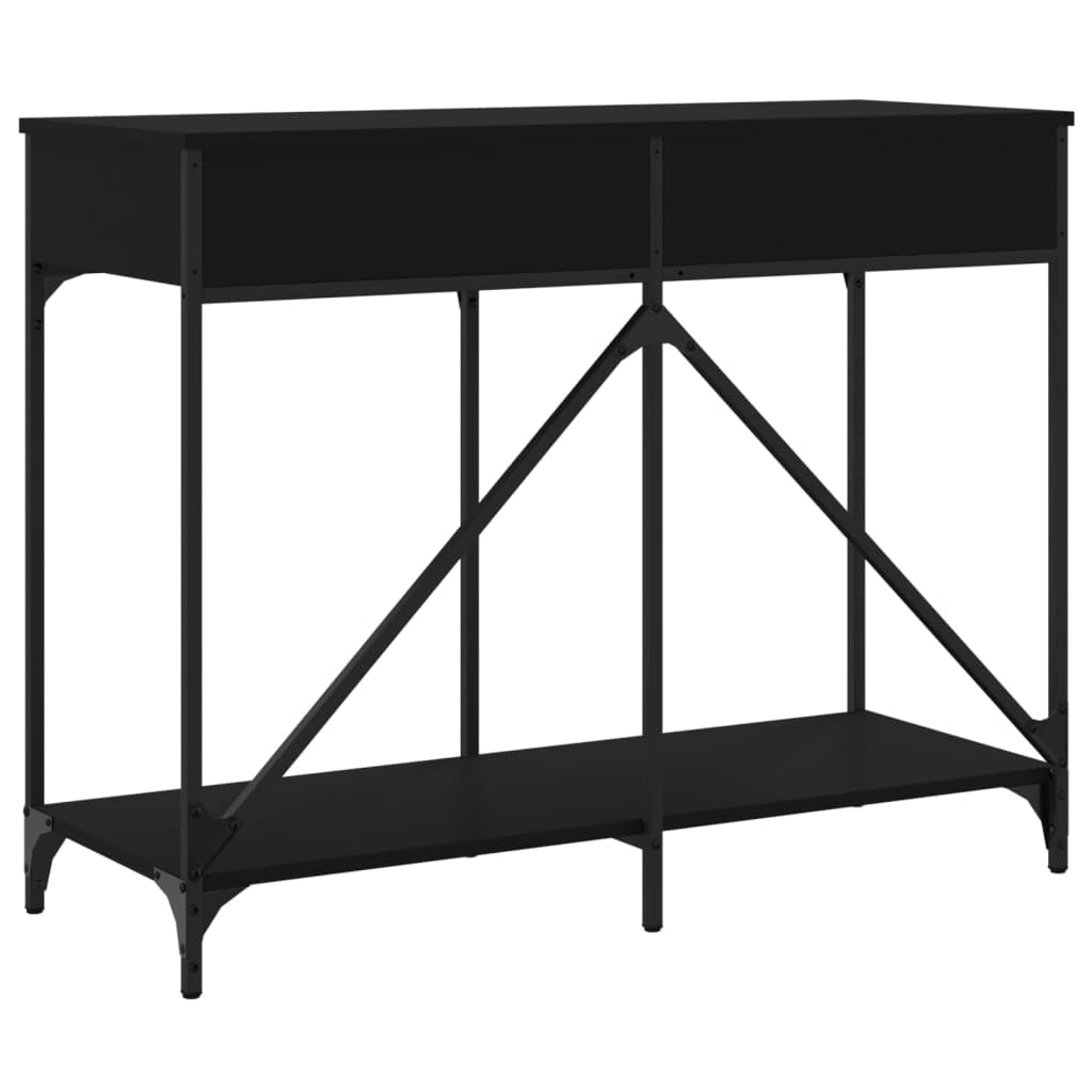 vidaXL Konsolentisch Schwarz Flurtisch 100x39x78,5 cm Holzwerkstoff
