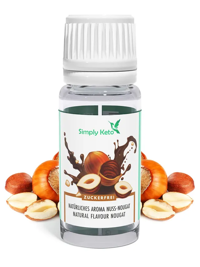 Keto Getränke Simply Flavour Drops Nuss-Nougat 10ml vegan