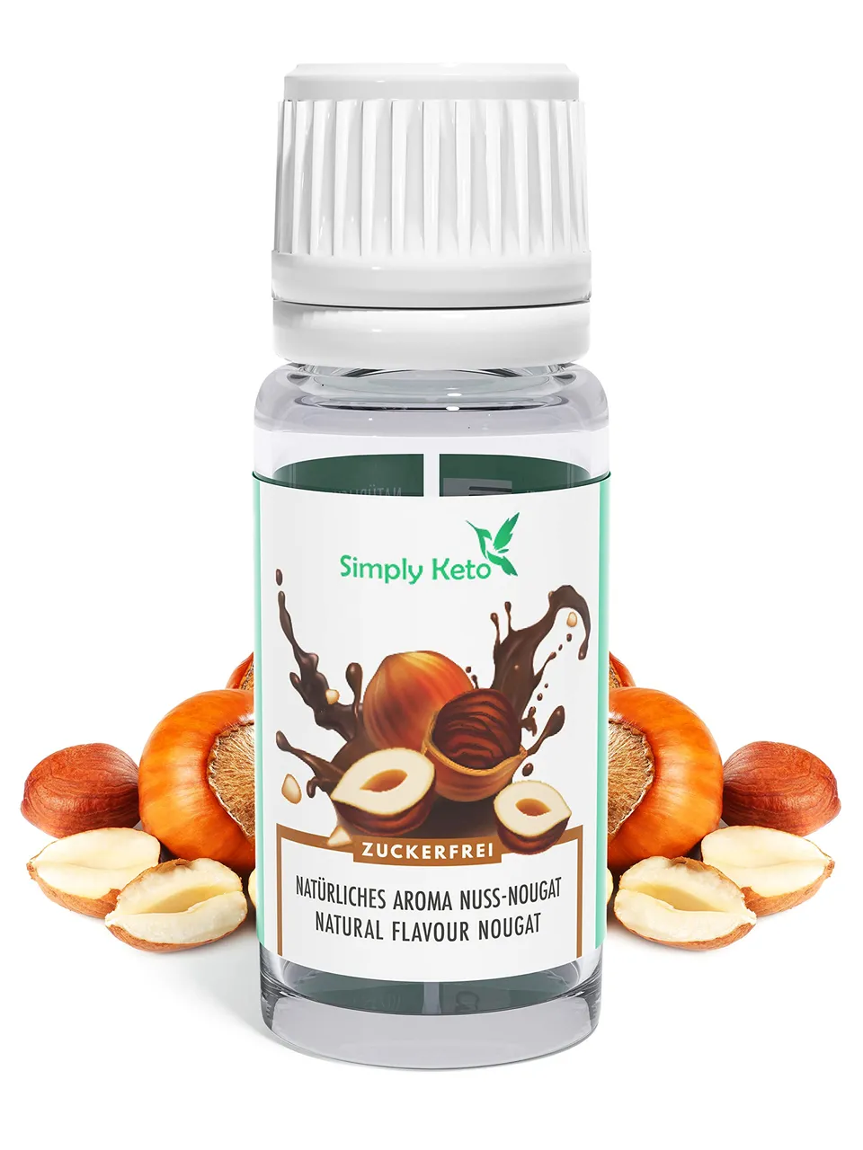 Keto Getränke Simply Flavour Drops Nuss-Nougat 10ml vegan