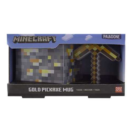Paladone Gold Pickaxe Tasse 550ml Block-Form