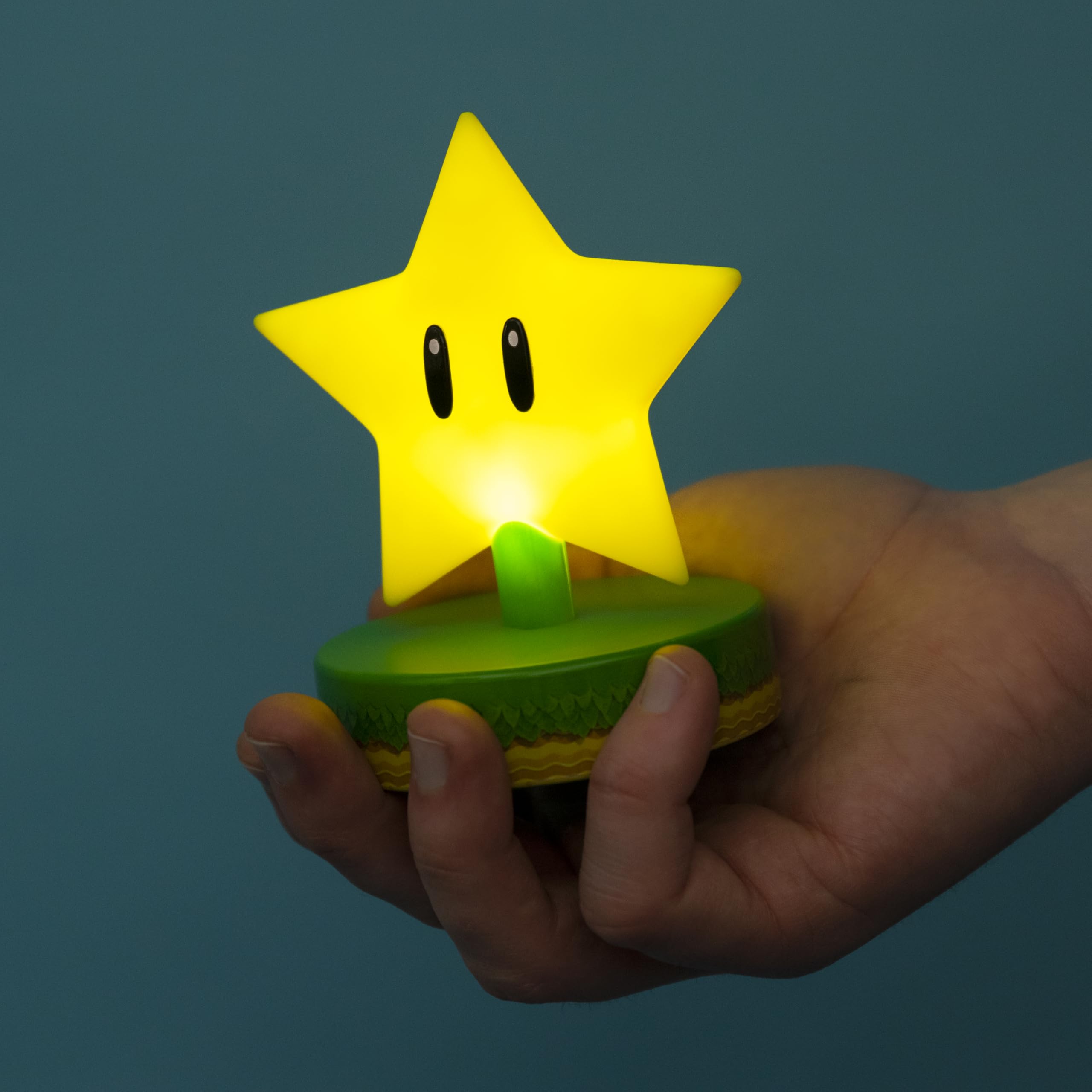 Paladone Mario Super Star Icon Light Gelb Nachtlicht