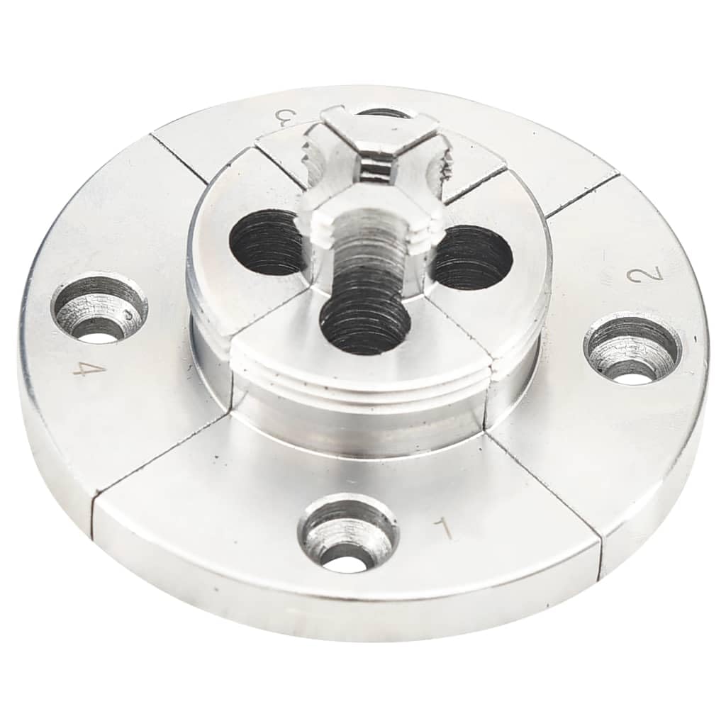 vidaXL Spannfutter Set 3,75 Zoll Stahl selbstzentrierend