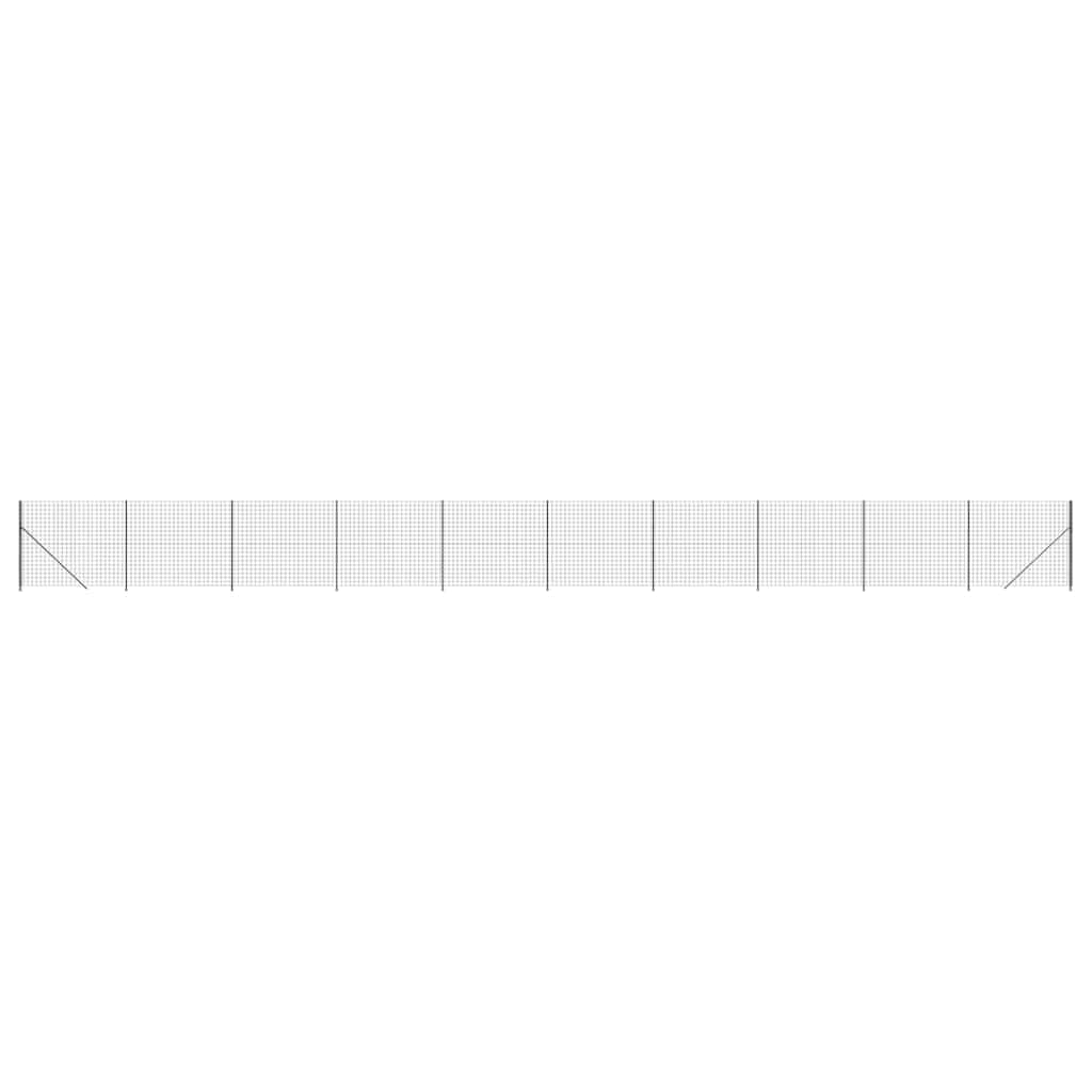 vidaXL Maschendrahtzaun Grün 0,8x10 m Stahl PVC Gartenzaun