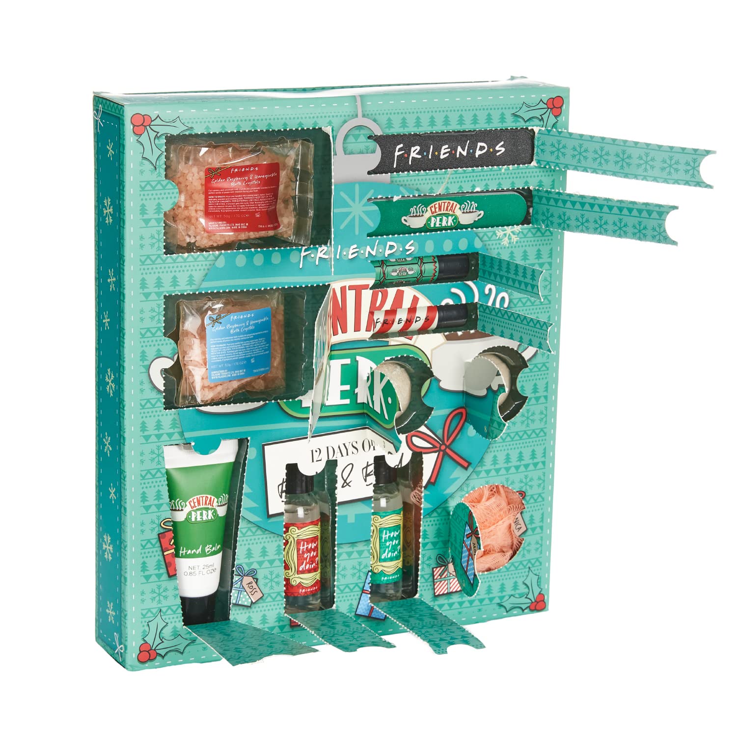 Paladone Friends Bad-Adventskalender 12 Tage Central Perk Set