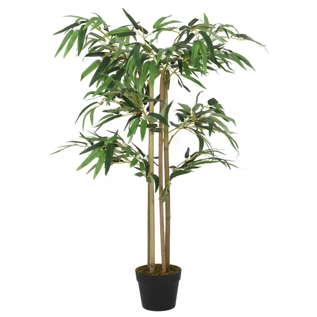 vidaXL Bambusbaum Künstlich 80 cm Kunstpflanze 380 Blätter