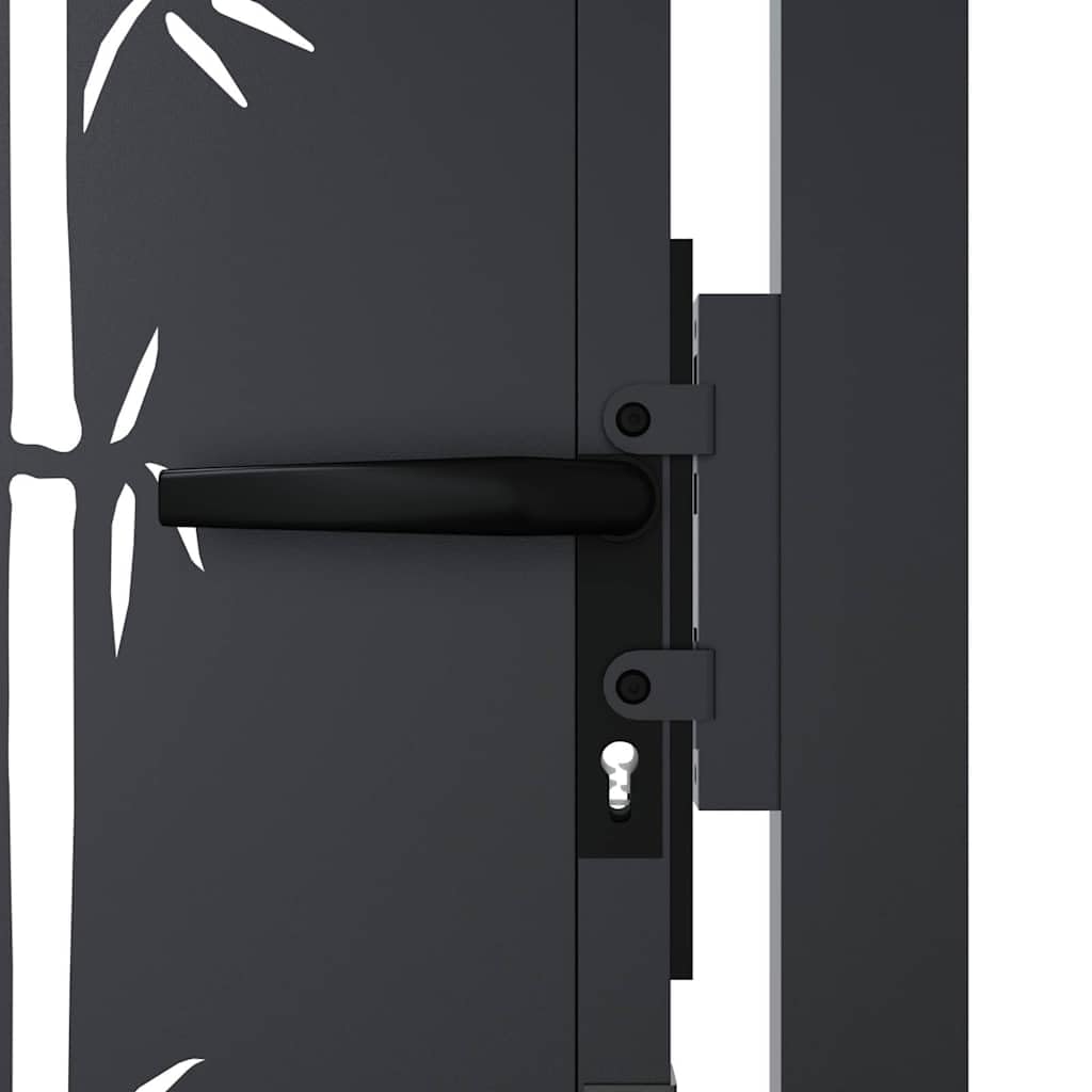 vidaXL Gartentor Bambus-Design 100x75 cm Anthrazit