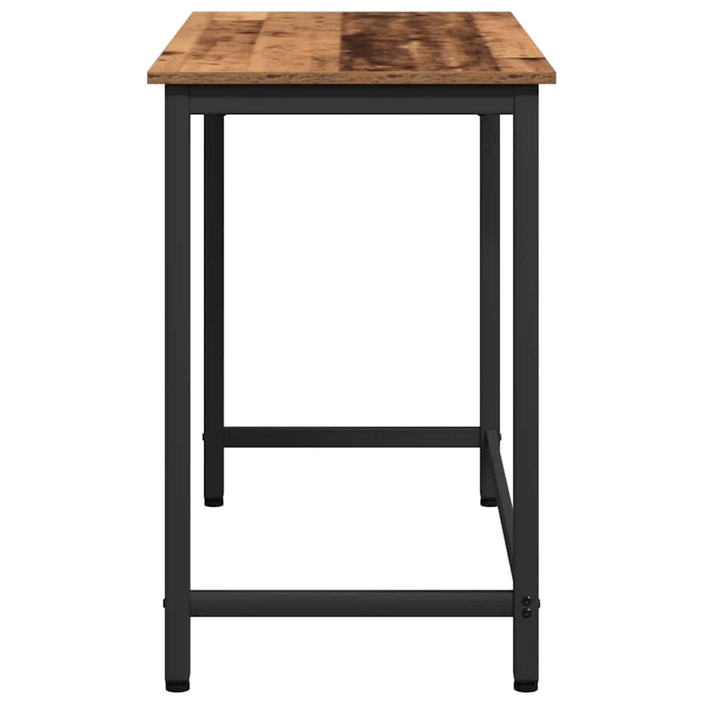 vidaXL Tisch Altholz 80x50x76,5 cm Holz Stahl